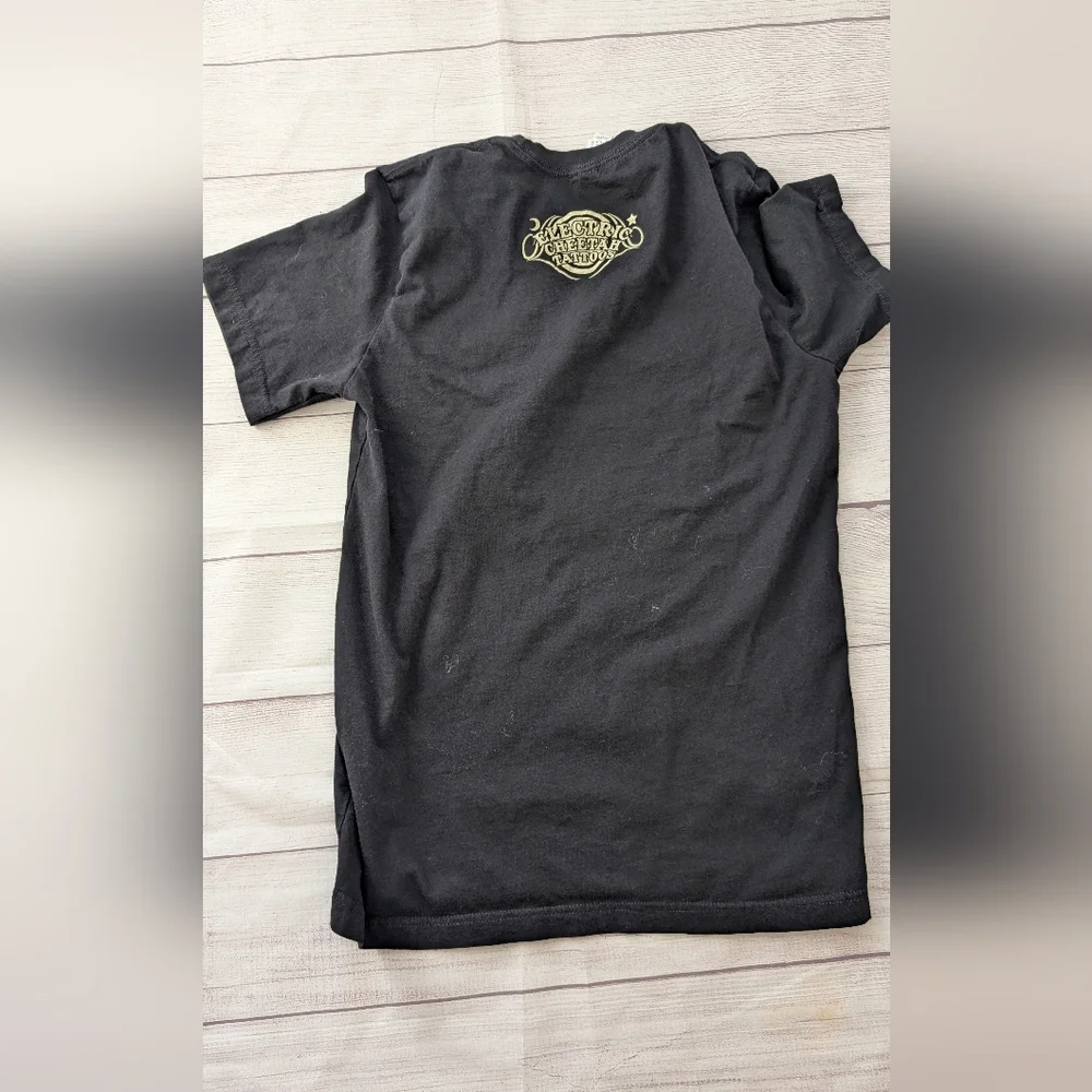 Women's Tattoo Parlor Black Short Sleeve T-shirt Size Medium - Picture 5 of 8